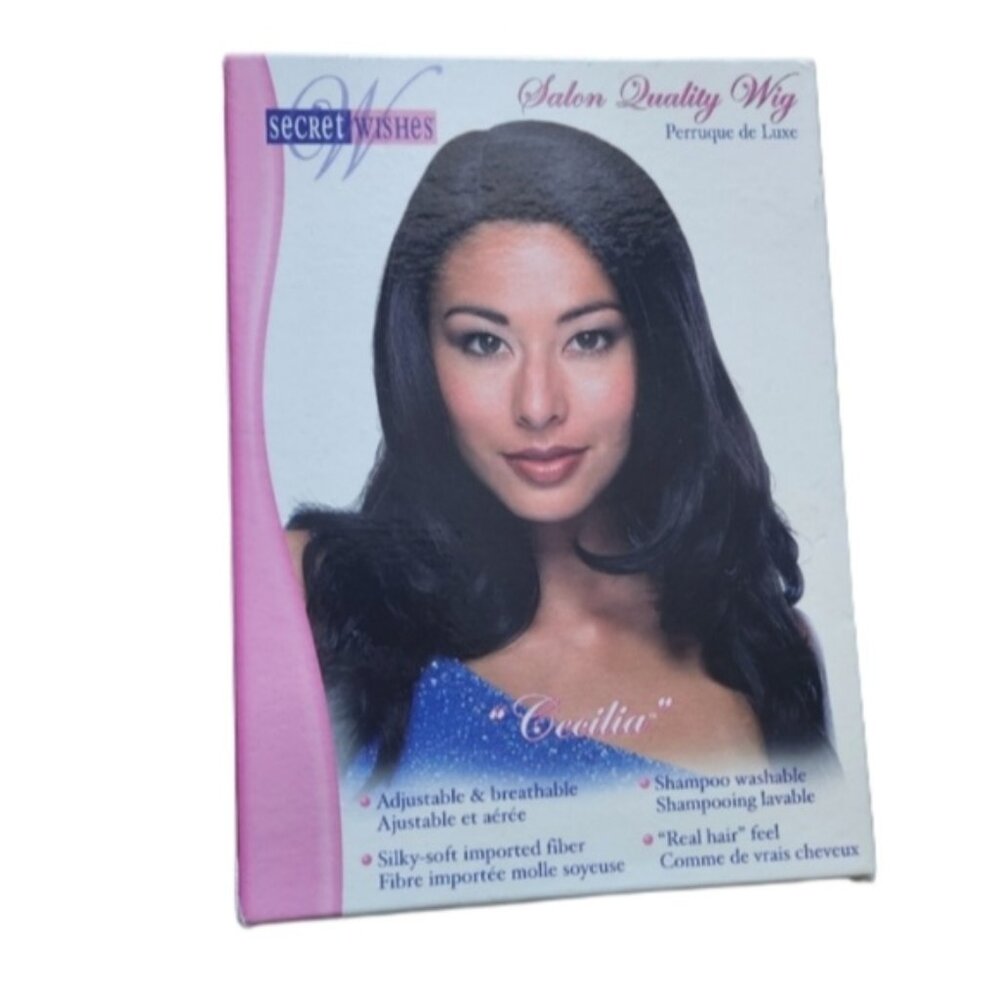 Black vintage Salon Quality Wig good quality.‎